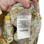 Anthropologie  Pilcro Pintuck Peasant Crochet Floral Blouse Yellow Multi Size S Photo 11