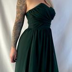 Lulus dark green corset sleeveless maxi dress wedding coctail party Photo 5