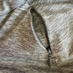 Nike Running Shirt Hooded Long Sleeve Zip Pocket Gray Stretch Top SZXS #1965 Photo 8