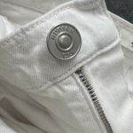 HUDSON Size 27 White 'Remi' High Rise Straight Cropped Frayed Hem Jeans‎ Photo 4