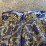 Nicole Miller Collection Silk Lurex Strapless Metallic Lavender Gold Dress 4 Purple Photo 3