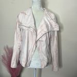 BLANK NYC • faux suede moto jacket in hippie dippie tie dye Photo 90