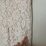 Forever 21 Sheer Lace White Sheath Dress with Sweetheart Neckline Bodycon Photo 7