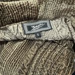 ZASHI Vintage 80's Crushed Velvet Crinkle Blazer Moss Green Photo 2