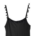 Glitz Womens  Black Party Dress Size Medium Strapless Tassel New c Photo 6