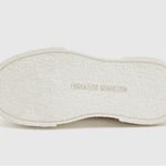 Cream Platform Sneakers with Chunky Sole and Lace Photo 3