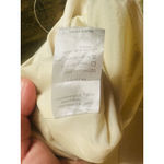 MARINA MOSCONE White Twill Collared Neck Sleeveless Long Wrap Vest size Small Photo 6