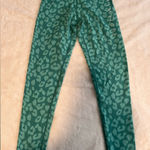 RYDERWEAR Stylish Teal Leopard Print Women's Leggings‎ Blue Photo 0