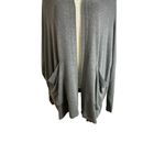 Young Fabulous and Broke Ottawa Oversized Women's Gray Hooded Sweater cardigan Size M Photo 3