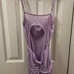 Lucy in the Sky Tight Ruched Violet Dress Photo 2
