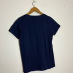 J.Crew  Navy Blue Pink Sequin Watermelon Graphic Collector Tee Photo 5