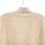 Topshop Teddy Fleece Pullover Quarter Zip Sweatshirt Photo 5