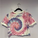 Adidas Pink and purple  tie dye short sleeve‎ Photo 3