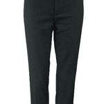 Club Monaco Women's Black Mid Rise Straight Cropped Trouser Dress Pants Size 4 Photo 0