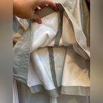 Topshop  Vinyl Wrap Skirt Vegan Faux Leather Grunge Punk  Dove Grey Size 14 NWT Photo 10