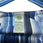 Aventura Clothing Langley Tank Dress Geometric Striped Size Medium Blue Photo 4