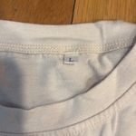 Cream and Orange Little Miss Cartoon Tee Short Sleeve Size L Photo 1