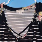 No Comment  Floral Striped Women's Top 3X Photo 6