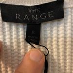 The Range  Jumbo Stark Thermal Henley is cream. Waffle knit w/ snaps size small Photo 4