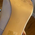 Silver Satin Evening Heels with Rhinestones Size 9.5 Photo 7