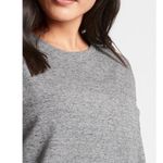 Athleta  Pure Luxe Sweatshirt Grey Size Medium Long Sleeve Pullover Casual Comfy Photo 2