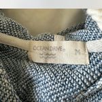 Ocean Drive Blue and White Hoodie with Rope Drawstrings Photo 1