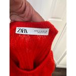 ZARA Cropped Ruffled Sweater Photo 6