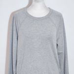 Sincerely Jules  Gray Sweatshirt with Side Snaps NWT Size Small Gray Pullover Photo 2