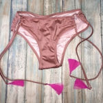 Shade & Shore  Shimmer & Tassel Bikini Bottom ・S • New Without Tag Photo 0