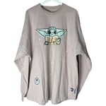 Disney Parks Grogu Star Wars Spirit Jersey Pink Tan Size XXL Photo 1
