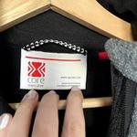 Spyder core sweater gray insulated zip up jacket pockets women's size medium Photo 3