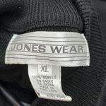 Jones Wear  Black Acrylic Sleeveless Mock Neck Lightweight Knit Sweater Top Sz XL Photo 9