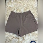 Lululemon Stretch Woven Relaxed Fit High Rise Shorts 4” Taupetastic L Photo 4
