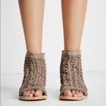 Free People Island Cruiser Woven Taupe Sandals Size 6 Photo 1