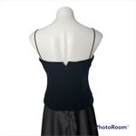 Nightway NWT, Vintage Night Way Collections Black Maxi Gown, Sz 4 Photo 5