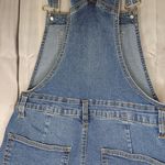 No Boundaries  Blue Denim Short Overalls Photo 11
