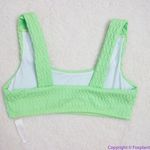 NEW Seea x Free People Georgia bikini top, green, S Green Photo 5
