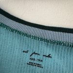 Urban Outfitters Out From Under Blue Ribbed Go For Gold Seamless Long Sleeve Top Photo 3