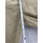 Lands' End  Women's Solid Tan Brown Pants Size 1 Straight Leg Cotton Blend Photo 6