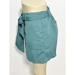 A New Day  Women's High-Rise Tie Waist Paperbag Shorts Pockets Green‎ XL Photo 6