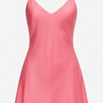 Victoria's Secret Vintage Victoria’s Secret Gold Label 100% Silk Coral Slip Dress S Photo 0