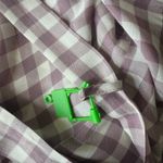 Nordstrom Gingham Long Robe Checkered Wrap Dress XL Ruffle Trim Belted Rayon New Photo 18