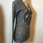Hot Leathers Ladies Biker Sheer Long Sleeve Tee size L Gray Size L Photo 3