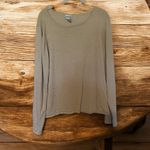 Chico's Light Beige Gold Metallic XL Long Sleeve Shimmer Sweater 3 Photo 11