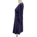 Patagonia Margot Faux Wrap Dress Purple Floral Paisley Size Medium Photo 6