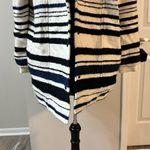 Striped Jacket with hood OS Black Size undefined Photo 2
