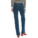 DL1961 Patti Straight NWT Size 25 High Rise Vintage 31" Denim Jeans Split Cuff Photo 3