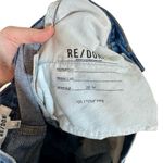 RE/DONE 70s Stovepipe High Rise Straight Leg Jeans Worn Rich Indigo Distressed Photo 7