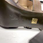 Pour La Victoire  Women’s Strappy Sandal Heels 6.5M Brown Leather Made in Brazil Photo 8