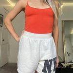 fashion club new york high waisted cream lounge shorts Photo 3